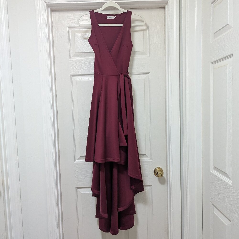 Lioness xs wine red dress NWT